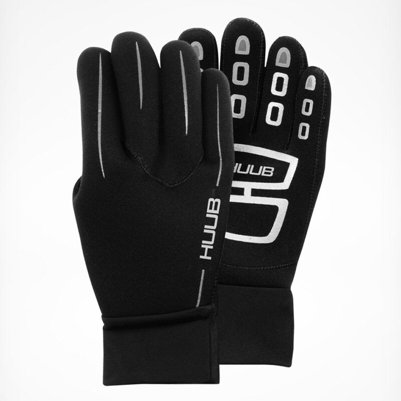 Winter Neoprene Gloves - Large – Black/Silver