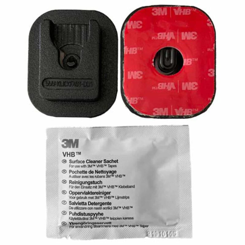 Aquapac Stick on Dock includes 3M tape and wipe