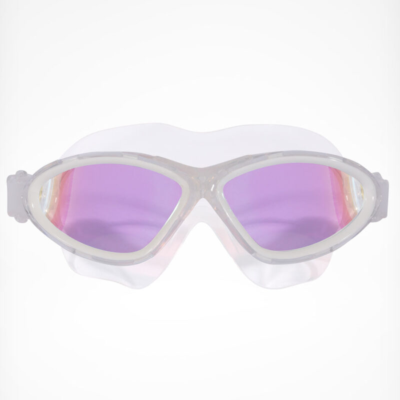 Manta Ray Mask Goggle Photochromic White/Gold Mirror – White/Gold Mirrow