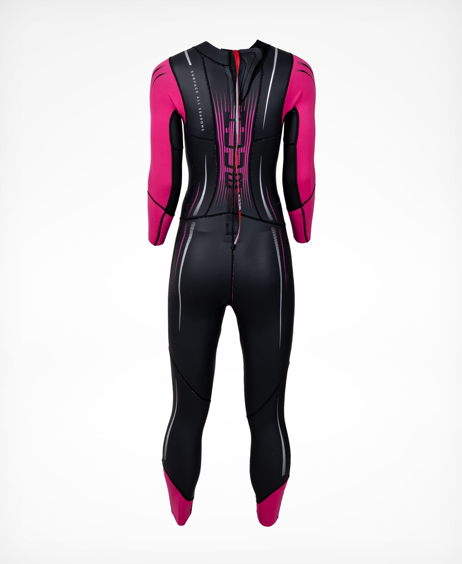 Surface All Seasons 3:3 Wetsuit – Fuchsia - Image 2