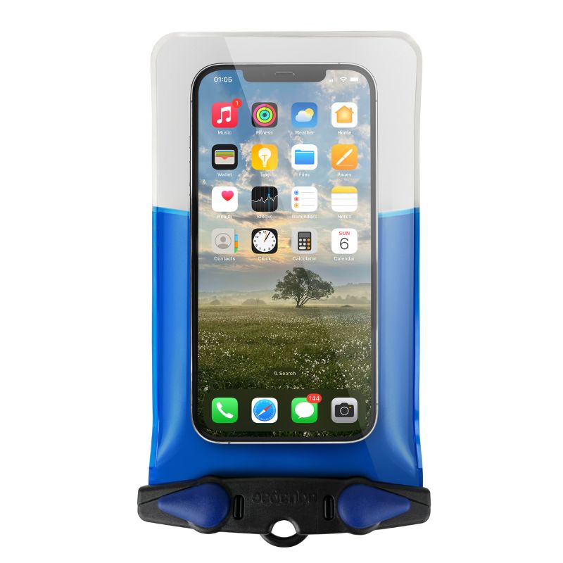 Aquapac Waterproof Floating Phone Case Classic - Plus size -Blue