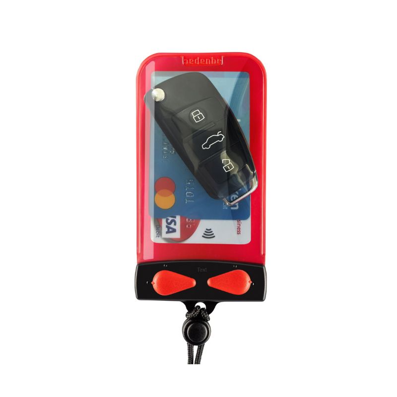 Aquapac Keymaster Red - Red clear, Red Levers - Black Cord