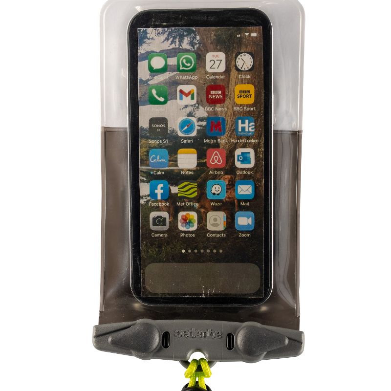 Aquapac Waterproof Floating Phone Case Classic - Plus size - Grey