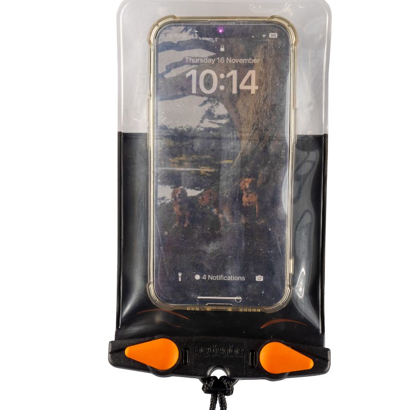 Aquapac Waterproof Floating Phone Case Classic  - PlusPlus size - Black